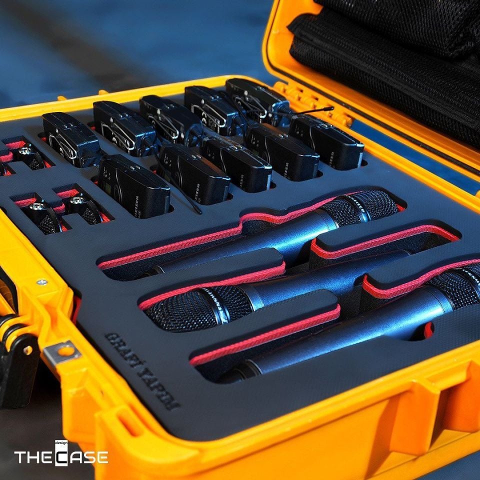 T-Case [50-16] Telsiz ve Mikrofon Ekipmanları Çantası