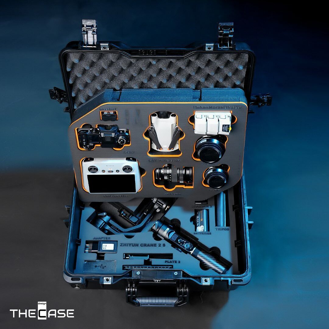 T-Case [50-21] FujiFilm Kamera Ekipmanları ve Zhıyun Crane 2 S Gimbal Ekipmanları Çantası