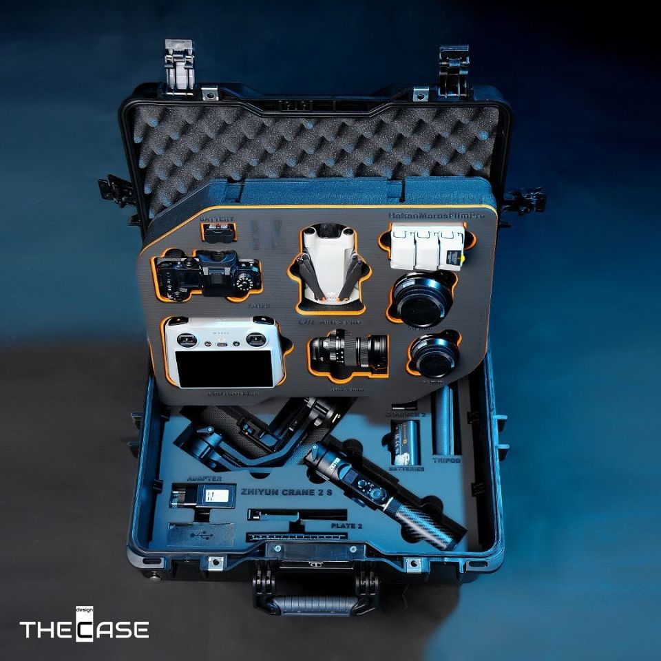 T-Case [50-21] FujiFilm Kamera Ekipmanları ve Zhıyun Crane 2 S Gimbal Ekipmanları Çantası