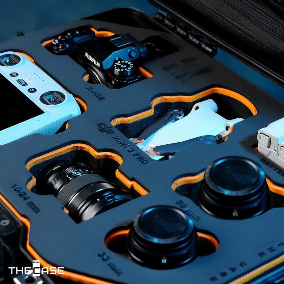 T-Case [50-21] FujiFilm Kamera Ekipmanları ve Zhıyun Crane 2 S Gimbal Ekipmanları Çantası