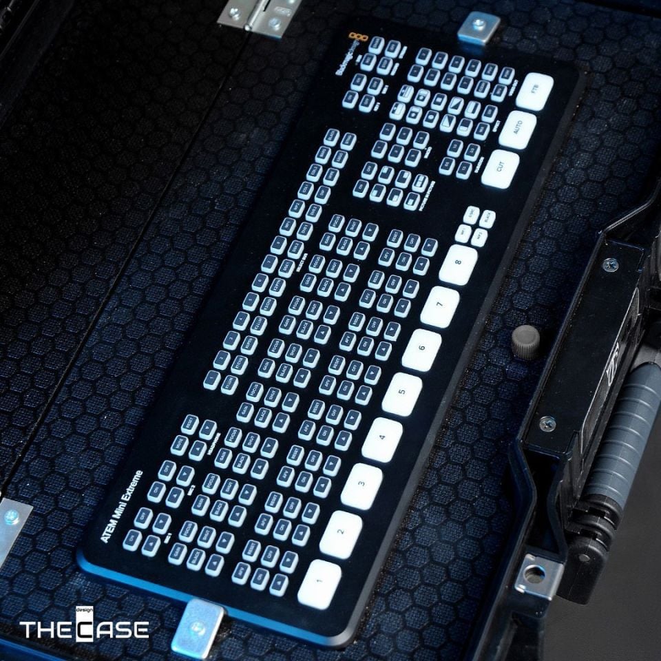 ✦T-Case[50-21] Blackmagic Design ATEM Mini Extreme ve 12 İnç Monitörlü Reji Çantası