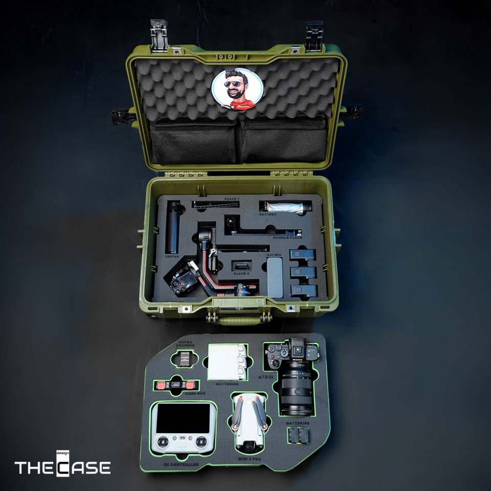 ✦Sony A7S III Kamera Ekipmanları ve RS2 Pro Gimbal Ekipmanları Çantası