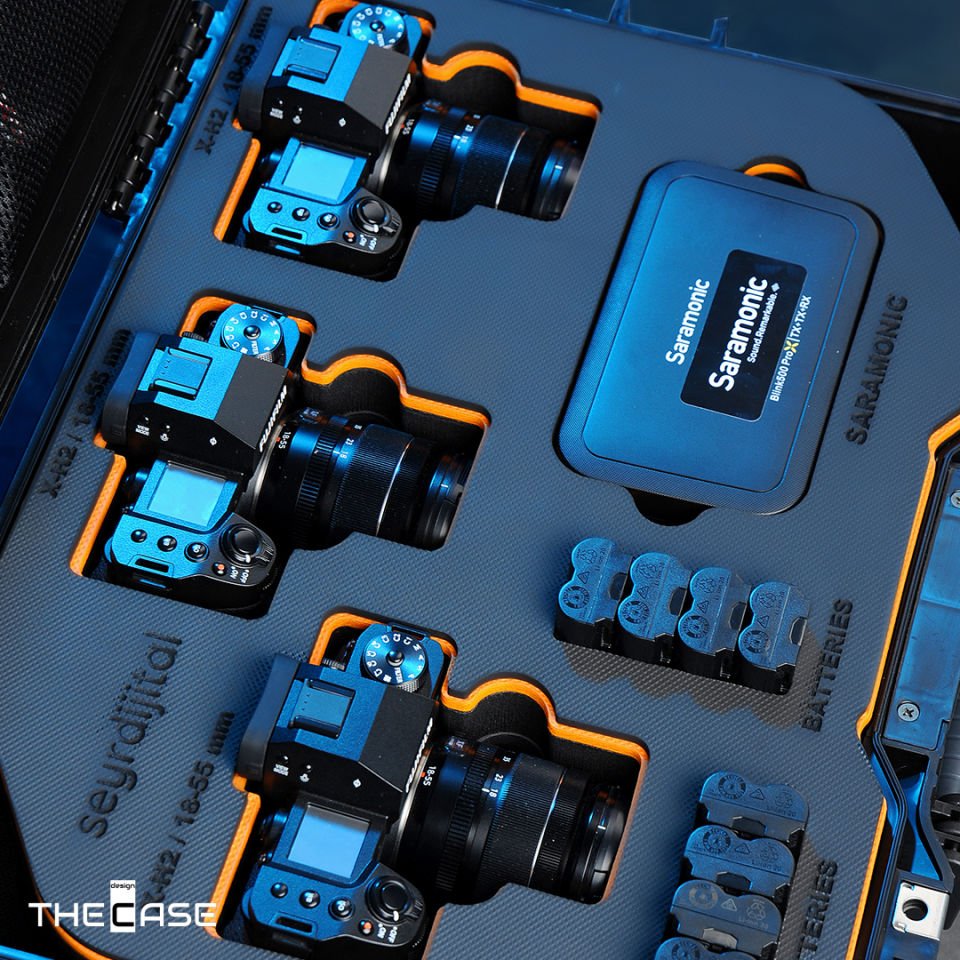 ✦T-Case[50-21] FujiFilm X-H2 Kamera Ekipmanları Çantası