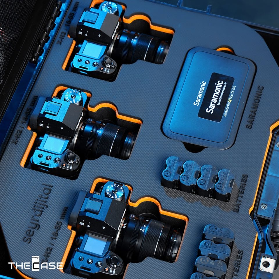 ✦T-Case[50-21] FujiFilm X-H2 Kamera Ekipmanları Çantası