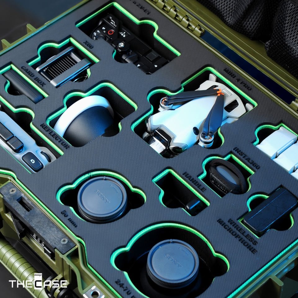 ✦ Sony ZV-E1 Kamera Ekipmanları ve Djı Mini 4 Pro Ekipmanları Taşıma Çantası