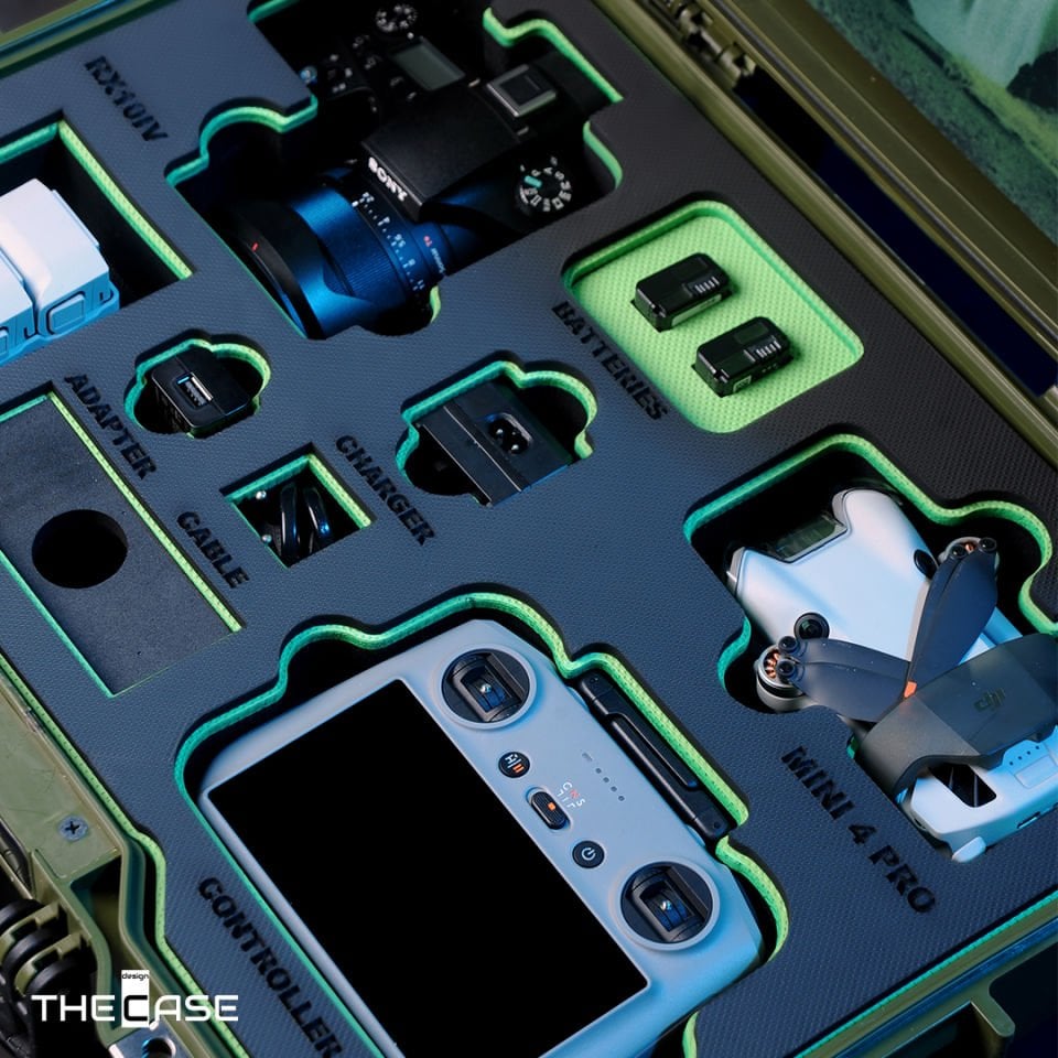 ✦Sony RX10 IV Kamera Ekipmanları ve MINI 4 Pro Drone Ekipmanları Çantası