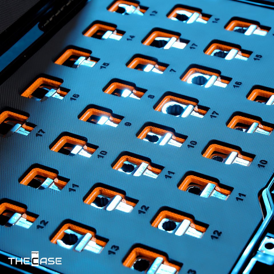 ✦T-Case[50-16] Anahtar Ekipmanları Sunum Çantası