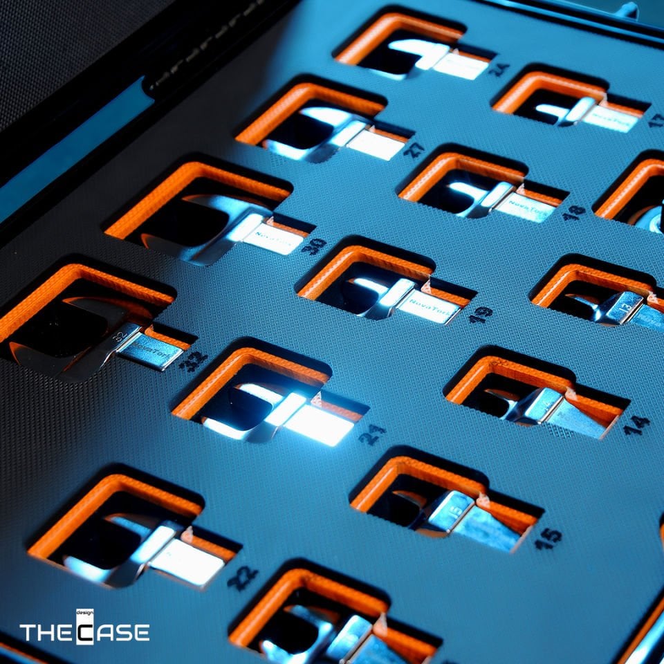 ✦T-Case[50-16] Anahtar Ekipmanları Sunum Çantası