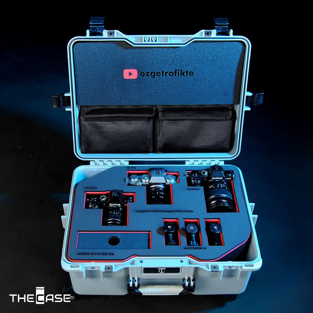 ✦FujiFilm Kamera Ekipmanları ve Weebill Gimbal Ekipmanları Çantası