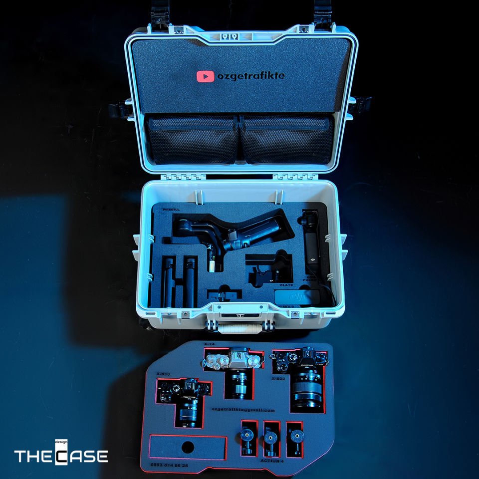 ✦FujiFilm Kamera Ekipmanları ve Weebill Gimbal Ekipmanları Çantası