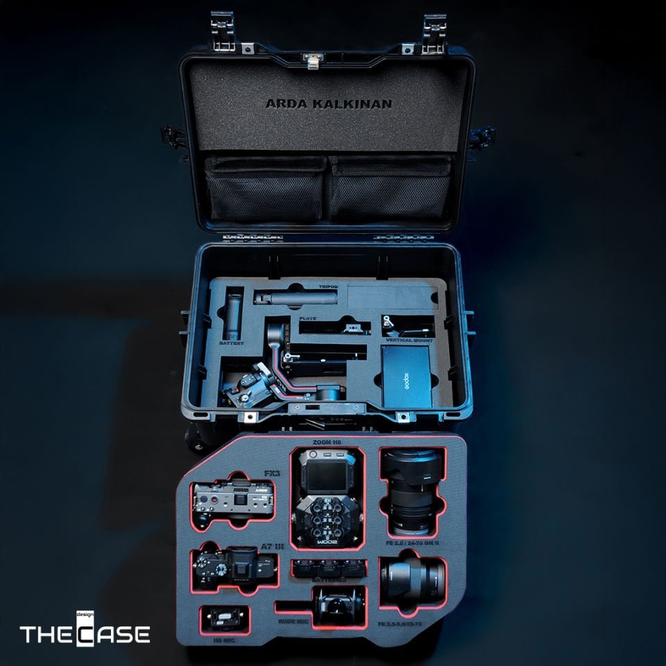✦Sony FX3 ve RS3 Gimbal Ekipmanları Çantası