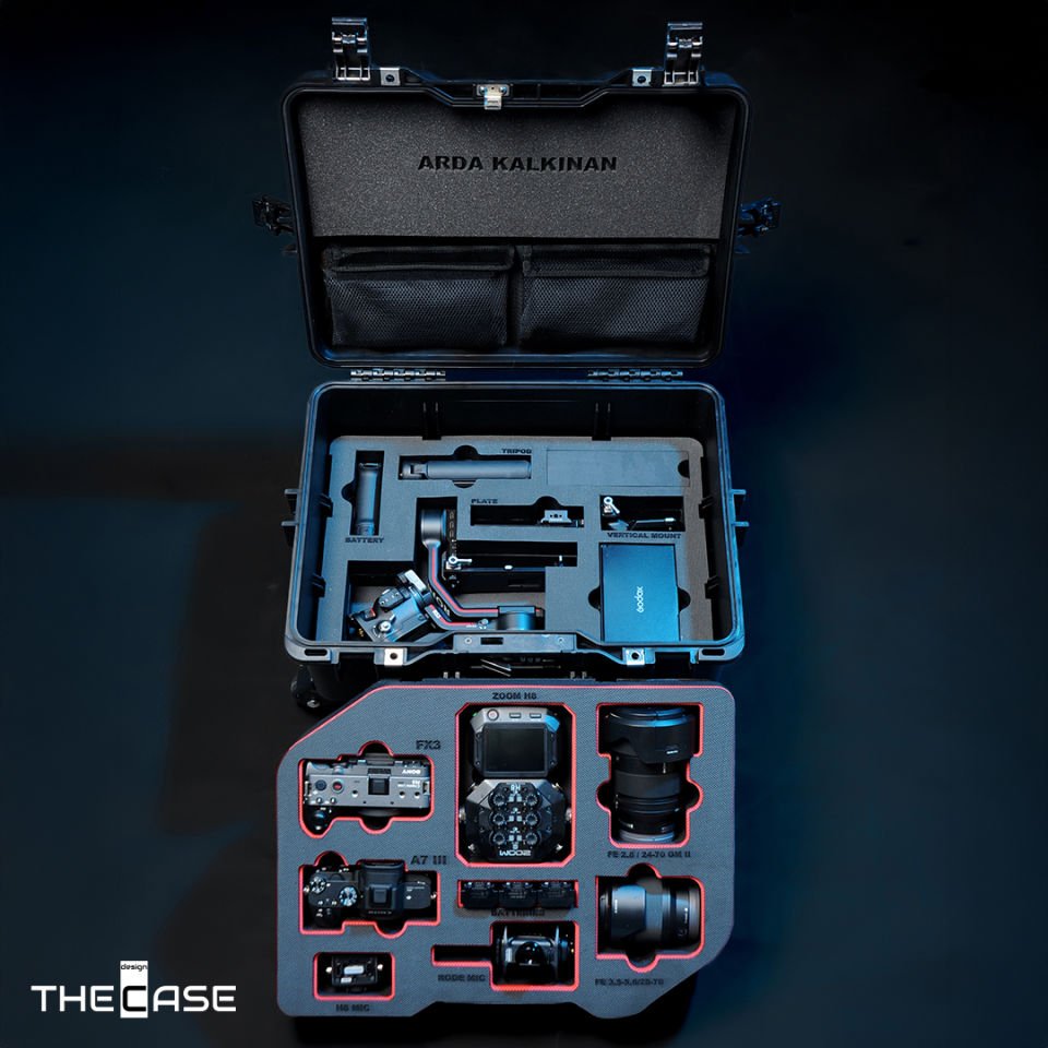 ✦Sony FX3 ve RS3 Gimbal Ekipmanları Çantası
