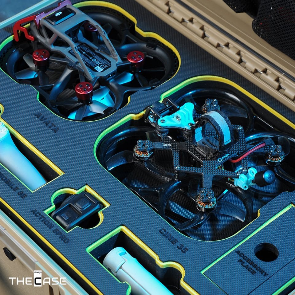 ✦DJI Avata,Fpv Cine55 ve Air 3S Ekipmanları Çantası