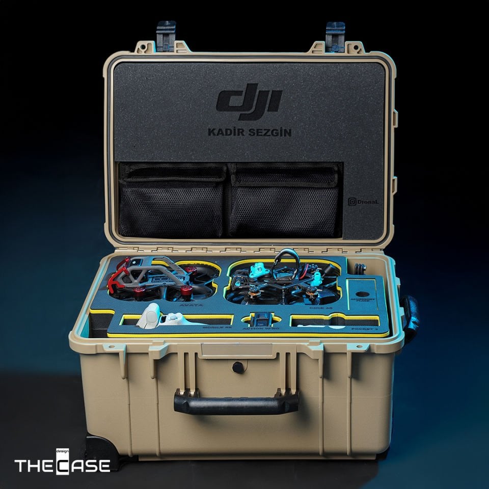 ✦DJI Avata,Fpv Cine55 ve Air 3S Ekipmanları Çantası